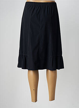 Jupe mi-longue coupe évasée noir PAUPORTÉ femme