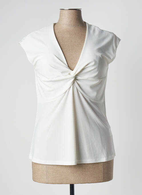 Top stretch manches courtes beige WEINBERG femme