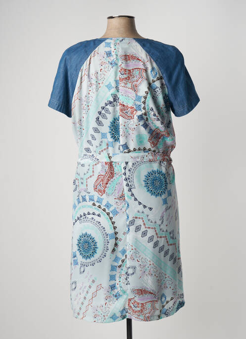 Robe mi-longue bleu TERRE DE FÉES pour femme