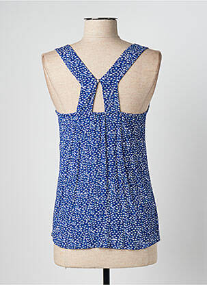 Top imprimé fantaisie sans manche bleu ONE STEP femme