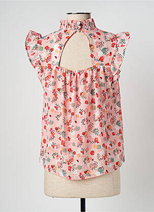 Blouse légère et transparente manches courtes rose I.CODE (By IKKS) femme