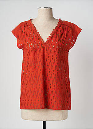 Blouse orange ONE STEP pour femme