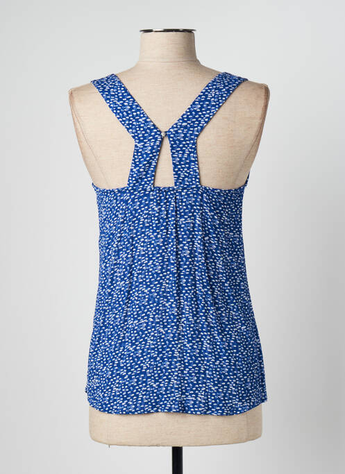 Top imprimé fantaisie sans manche bleu ONE STEP femme