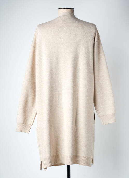 Gilet manches longues beige DIPLODOCUS femme