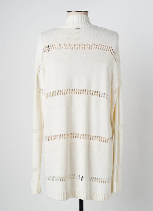 Gilet manches longues blanc IKKS pour femme