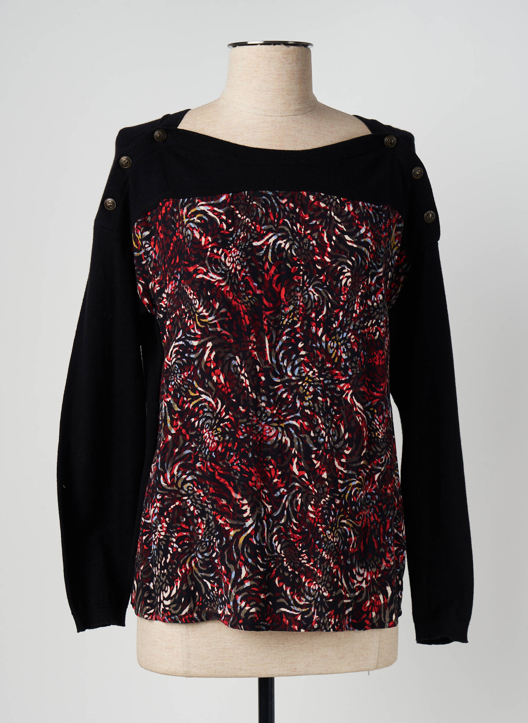 Pull ONE STEP Multicolore Taille 38 - Occasion Très Bon état
