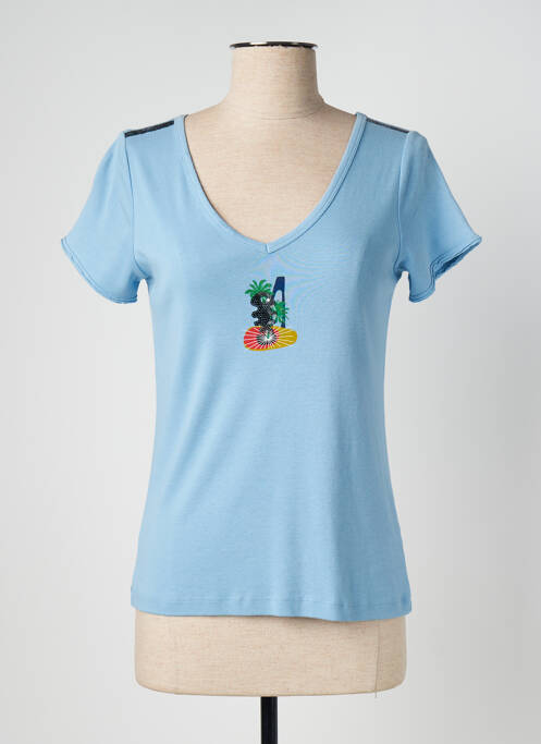 T-shirt bleu DIPLODOCUS pour femme