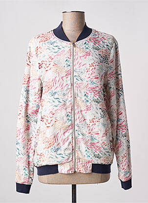 Blouson col v blanc MAT DE MISAINE femme