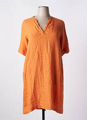 Robe mi-longue orange LA FEE MARABOUTEE pour femme seconde vue