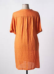 Robe mi-longue orange LA FEE MARABOUTEE pour femme seconde vue