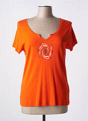 T-shirt orange DIPLODOCUS pour femme seconde vue