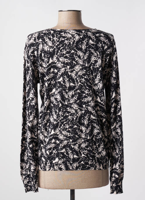 Gilet manches longues resserrée sur le bas noir LA FEE MARABOUTEE femme