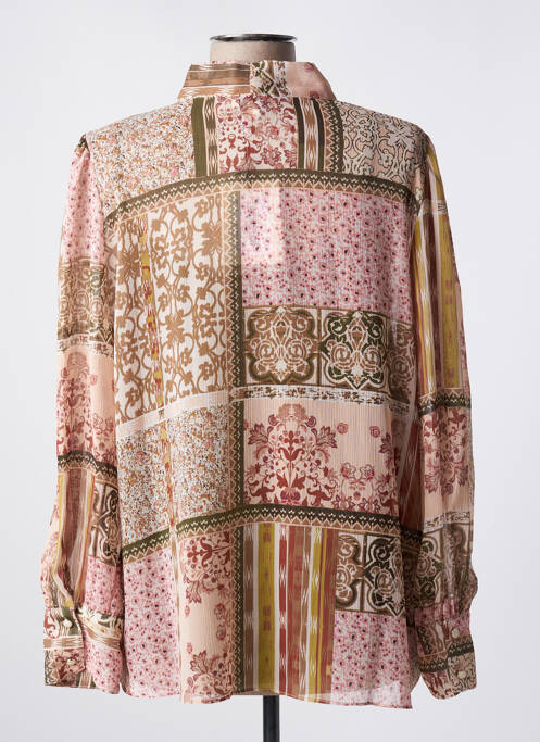 Blouse rose LA FEE MARABOUTEE pour femme