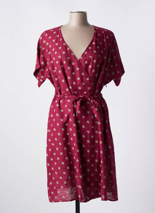 Robe mi-longue rouge LE BOUDOIR D'EDOUARD pour femme