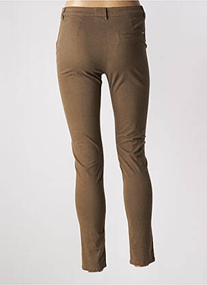 Pantalon 7/8 stretch taille normale vert I.CODE (By IKKS) femme