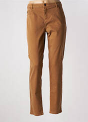 Pantalon 7/8 marron ONE STEP pour femme seconde vue