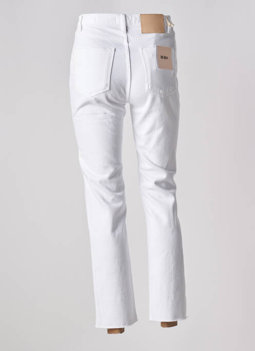 Jeans coupe droite blanc REIKO femme