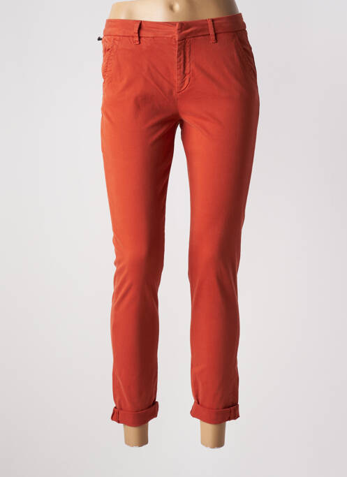 Pantalon chino orange REIKO pour femme