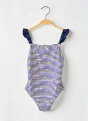 Maillot de bain 1 pièce bleu BORABORA pour fille seconde vue