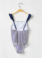Maillot de bain 1 pièce bleu BORABORA pour fille seconde vue