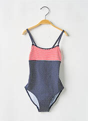 Maillot de bain 1 pièce bleu BORABORA pour fille seconde vue
