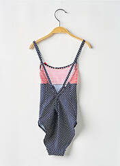 Maillot de bain 1 pièce bleu BORABORA pour fille seconde vue