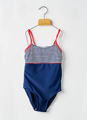 Maillot de bain 1 pièce bleu LAGON BLEU pour fille seconde vue