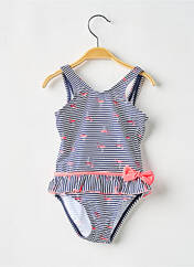 Maillot de bain 1 pièce bleu LAGON BLEU pour fille seconde vue