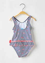 Maillot de bain 1 pièce bleu LAGON BLEU pour fille seconde vue