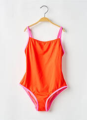 Maillot de bain 1 pièce orange KIWI pour fille seconde vue