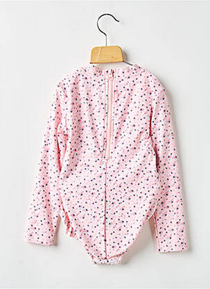Maillot de bain 1 pièce effet matière satinée rose SEAFOLLY fille