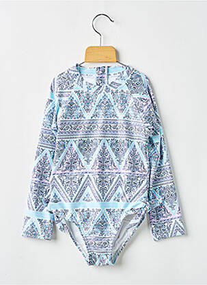 Maillot de bain 1 pièce stretch bleu SEAFOLLY fille