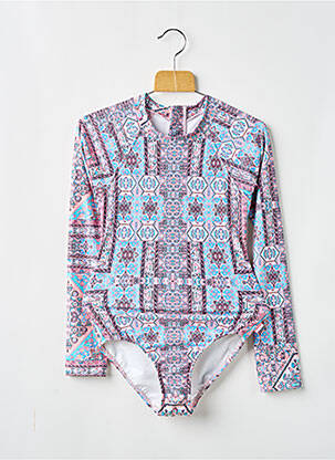 Maillot de bain 1 pièce imprimé fantaisie rose SEAFOLLY fille