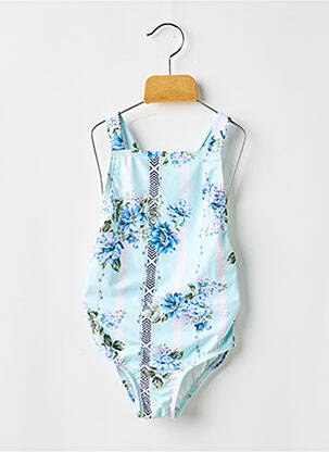 Maillot de bain 1 pièce stretch bleu SEAFOLLY fille