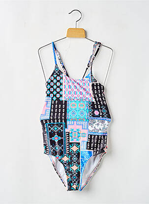 Maillot de bain 1 pièce imprimé fantaisie noir SEAFOLLY fille