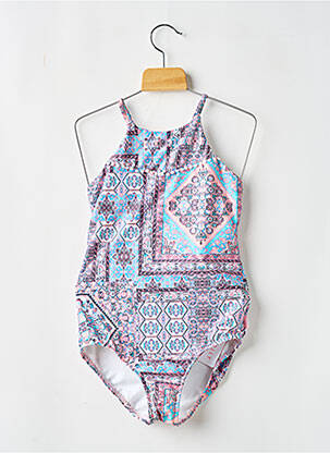 Maillot de bain 1 pièce imprimé fantaisie rose SEAFOLLY fille