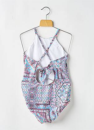 Maillot de bain 1 pièce imprimé fantaisie rose SEAFOLLY fille
