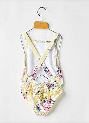 Maillot de bain 1 pièce stretch jaune SEAFOLLY fille