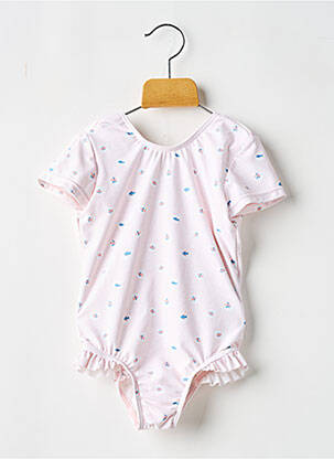 Maillot de bain 1 pièce imprimé fantaisie rose SEAFOLLY fille