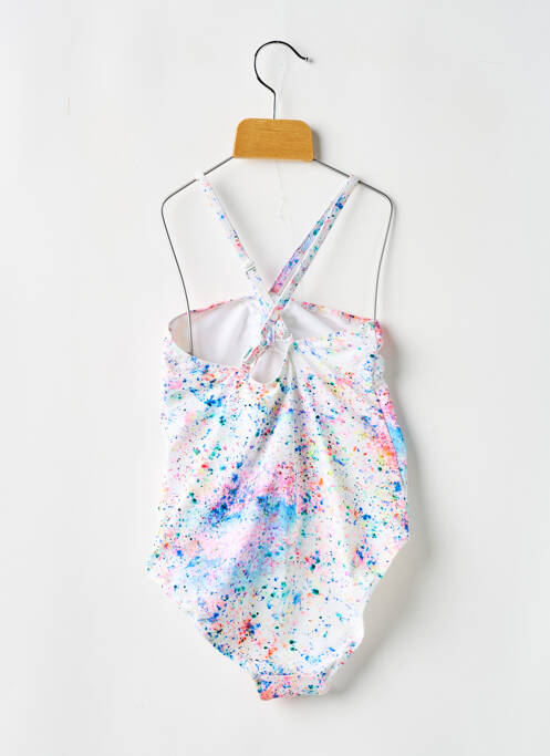 Maillot de bain 1 pièce blanc BORABORA pour fille