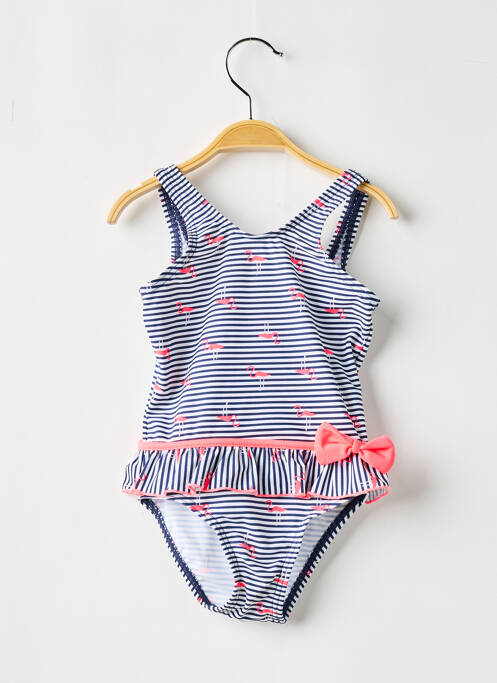 Maillot de bain 1 pièce bleu LAGON BLEU pour fille