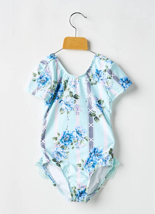 Maillot de bain 1 pièce bleu SEAFOLLY pour fille