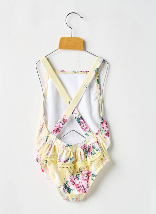 Maillot de bain 1 pièce jaune SEAFOLLY pour fille