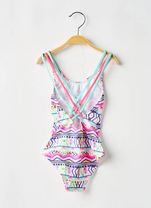 Maillot de bain 1 pièce rose BORABORA pour fille