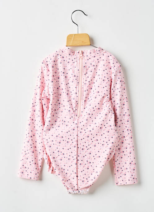 Maillot de bain 1 pièce rose SEAFOLLY pour fille