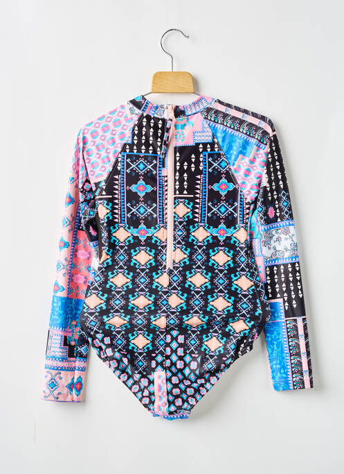 Maillot de bain 1 pièce rose SEAFOLLY pour fille