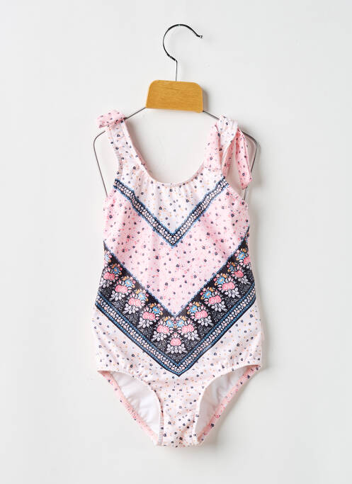 Maillot de bain 1 pièce rose SEAFOLLY pour fille