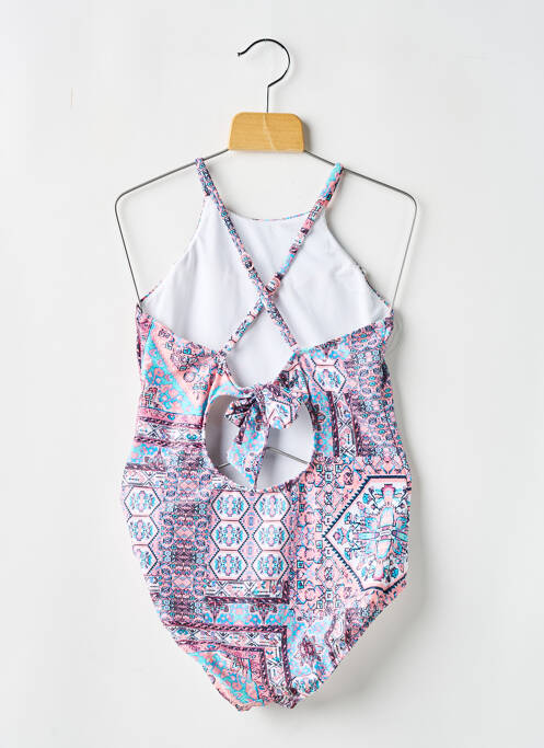 Maillot de bain 1 pièce rose SEAFOLLY pour fille