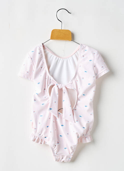 Maillot de bain 1 pièce rose SEAFOLLY pour fille