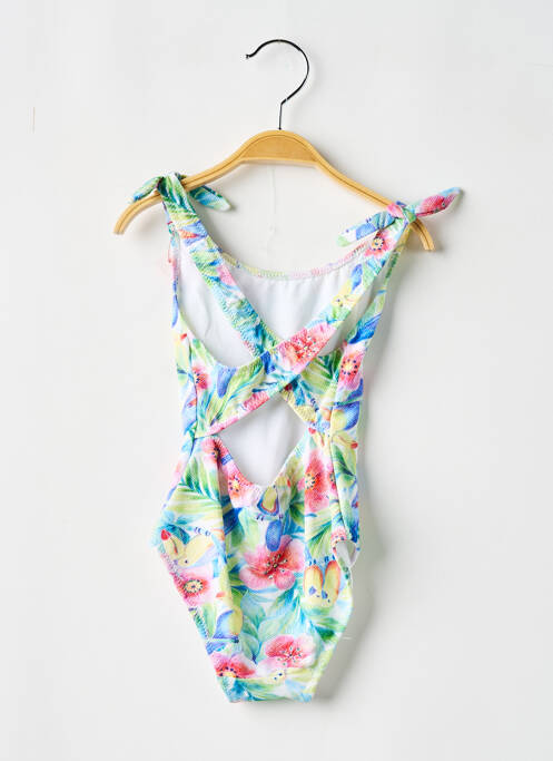 Maillot de bain 1 pièce vert BORABORA pour fille